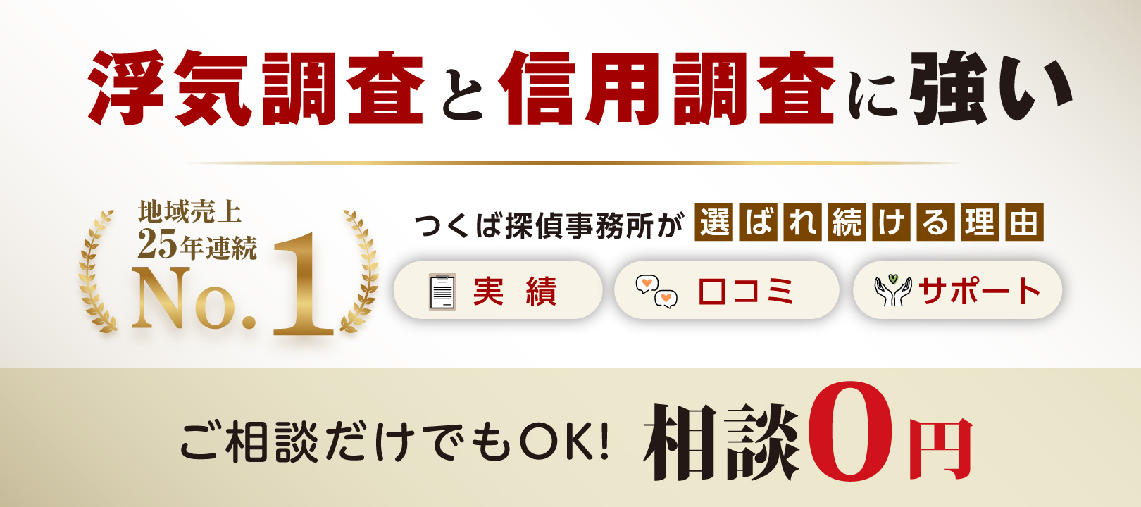 浮気調査と信用調査に強い